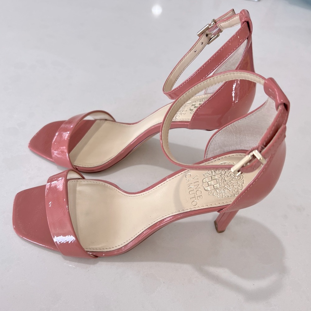 Vince Camuto Pink Patent Leather Heels - Picture 6 of 10